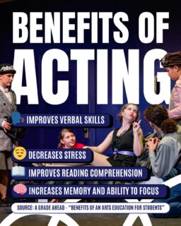 🎭 Do you know the benefits of acting? 🎭
- Improves verbal skills 🗣️
- Decreases stress 😌
- Improves reading comprehension 📖
- Increases memory and ability to focus 🧠

Source: A Grade Ahead - “Benefits of an Arts Education for Students”

📣 Bring the performing arts into your life by signing up for Fall classes today!

🚨 Hurry, Fall registration CLOSES on Friday, October 31st!

#applausestudio #singactdance #performingartsstudio #auditionopportunities #danceteam #actingtroupe #danceclasses #actingclasses #singinglessons #voicelessons #pianolessons #balletclasses #jazzdanceclasses #tapclasses #hiphopclasses #musicaltheatreclasses #lyricaldanceclasses #voiceclasses #musicclasses #preschooldanceclasses #kidsdanceclasses #teendanceclasses #adultdanceclasses #familyfriendly #everett #everettwa #everettwashington #everettdance #everetttheatre #everettperformingarts