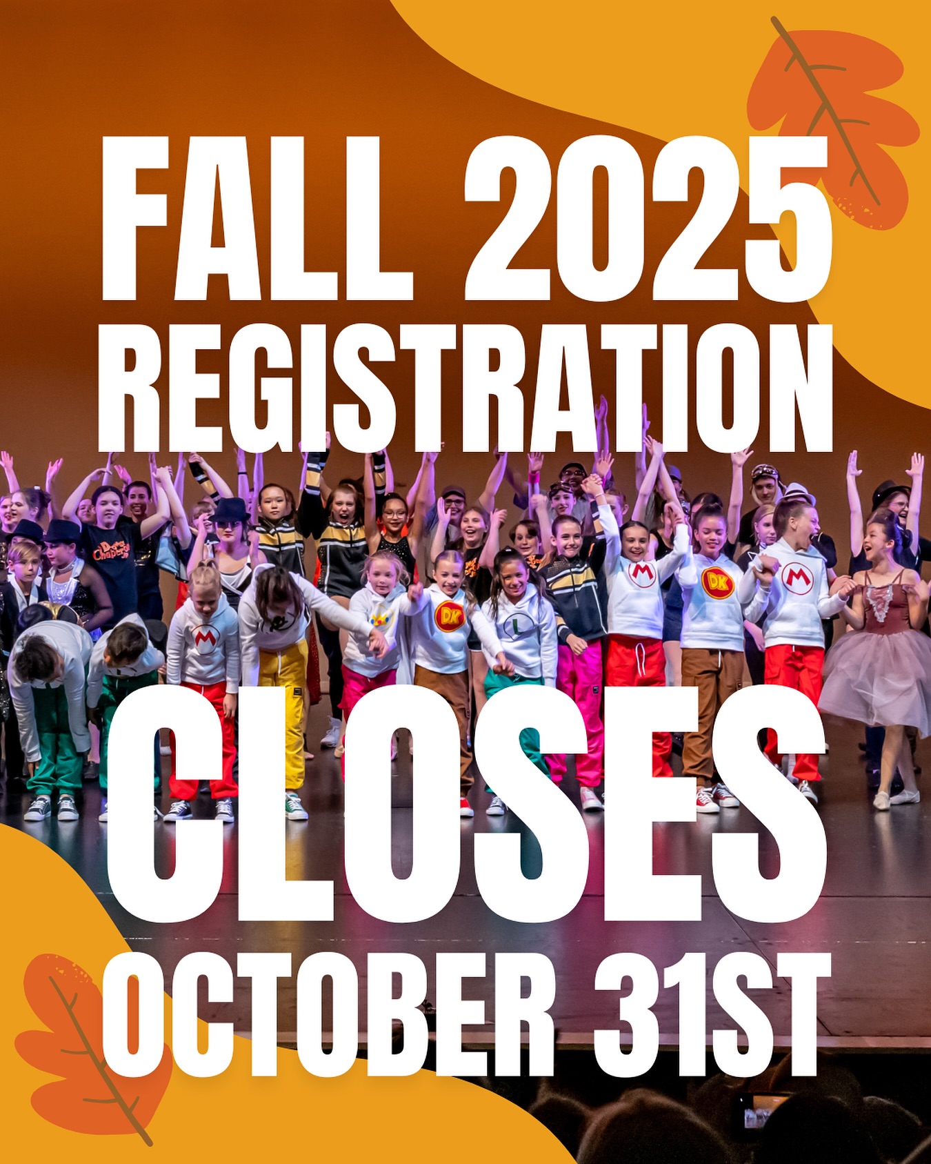 🚨 Fall registration closes THIS FRIDAY! 🚨

Sign up for classes today by tapping the link in our bio!

#applausestudio #singactdance #performingartsstudio #auditionopportunities #danceteam #actingtroupe #danceclasses #actingclasses #singinglessons #voicelessons #pianolessons #balletclasses #jazzdanceclasses #tapclasses #hiphopclasses #generalmusicclasses #musicaltheatreclasses #lyricaldanceclasses #voiceclasses #preschooldanceclasses #kidsdanceclasses #teendanceclasses #adultdanceclasses #familyfriendly #everett #everettwa #everettwashington #everettdance #everetttheatre #everettperformingarts