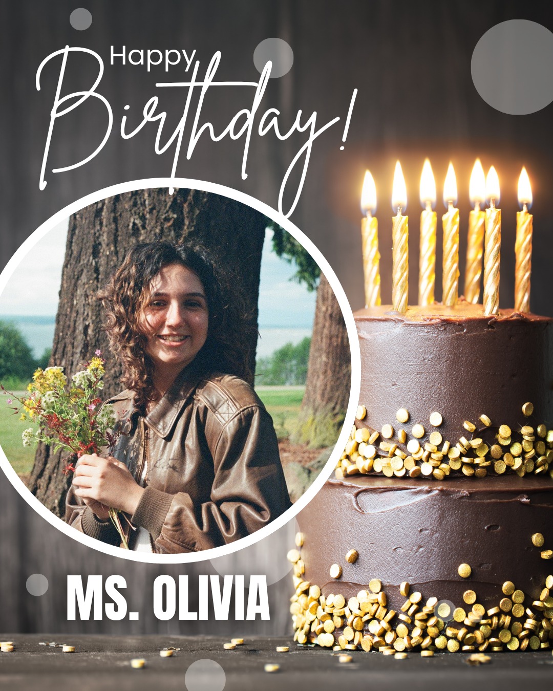 Happy birthday to one of our music instructors, Miss Olivia! 🥳