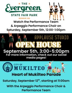 Here's some of our upcoming events! Stop by to see our Performance Team & Arpeggio Performance Choir at all three!
#performingarts #performingartsstudio #dancestudio #performanceteam #danceteam
